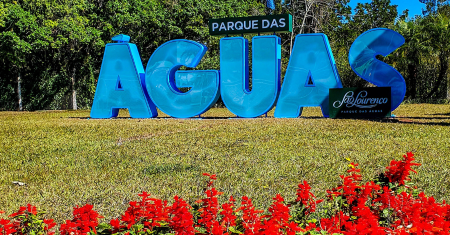 O Parque das Águas em São Lourenço: nosso cartão postal.