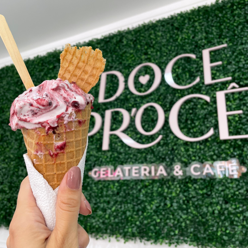 Gelateria e Café Doce Pr'ocê em São Lourenço